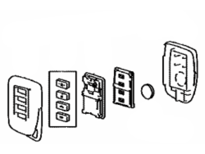 Lexus 89904-30M50 Electrical Key Transmitter Sub-Assembly