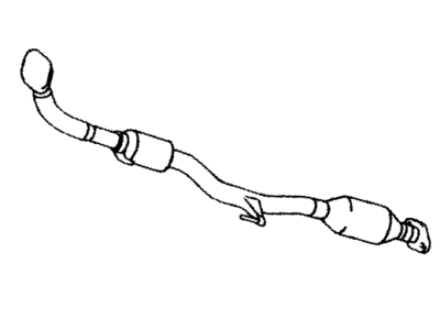 Lexus ES300 Exhaust Pipe - 17410-20460