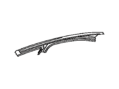 Lexus 61213-33090 Rail, Roof Side Outer Upper No.1, RH