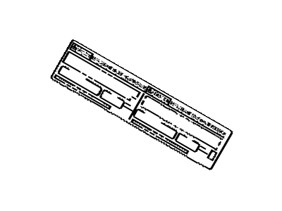 Lexus 88723-42040 Label, Cooler Service Caution