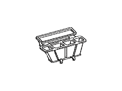 Lexus 55840-33030 Duct Assy, Heater To Register, NO.6