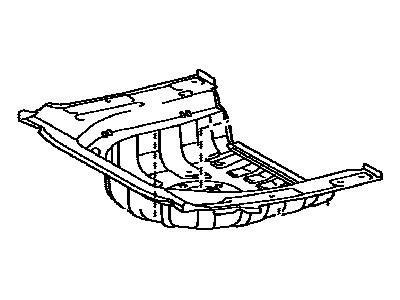 Lexus 58311-33071 Pan, Rear Floor