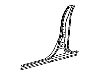 Lexus 61311-33070 Pillar, Center Body, Outer RH