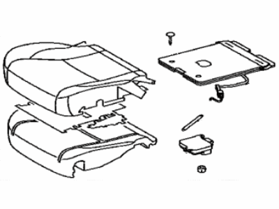 Lexus 71001-33L90-C0 Front Seat Set