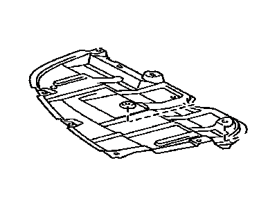 Lexus 51441-33120 Engine Under Cover, Right