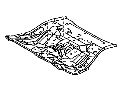 2007 Lexus ES350 Floor Pan - 58211-33142