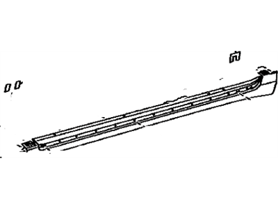 Lexus 75851-33904-H0 Moulding, Rocker Panel, RH