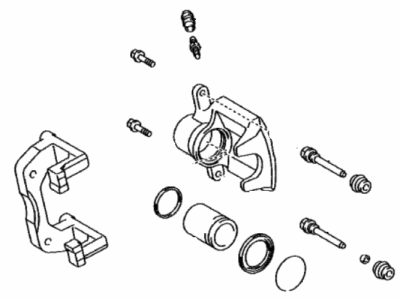 Lexus 47830-33210 Rear Disc Brake Cylinder Assembly, Right