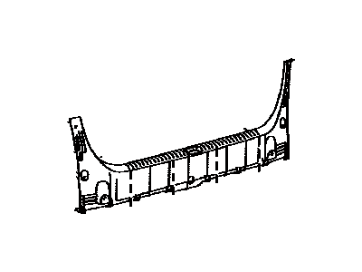 Lexus 58387-33100-C0 Plate, Rear Floor Finish