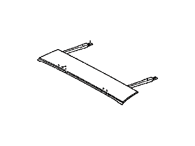 Lexus 63201-33120 Roof Window Glass Sub-Assy, No.1