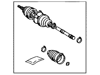 Lexus 43470-80431 Shaft Set, OUTBOARD