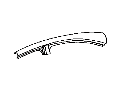 Lexus 61214-33090 Rail, Roof Side Outer Upper No.1, LH