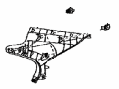 Lexus 62470-33170-A0 Garnish Assy, Roof Side, Inner RH