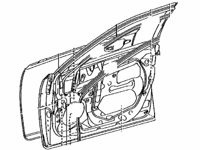 Lexus 67002-33190 Panel Sub-Assy, Front Door, LH