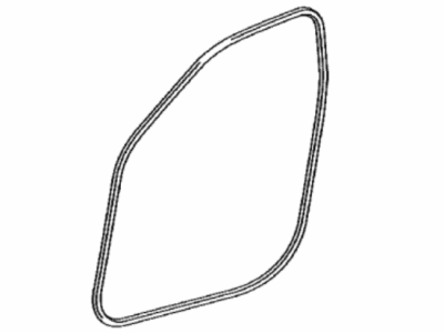 Lexus 62311-33080 Weatherstrip, Front Door Opening Trim, RH