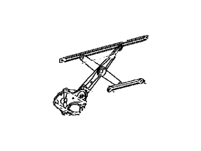 Lexus 69801-33080 Regulator Sub-Assy, Front Door Window, RH
