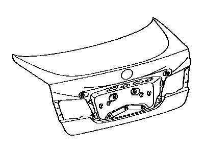 Lexus 64401-33470 Panel Sub-Assy, Luggage Compartment Door