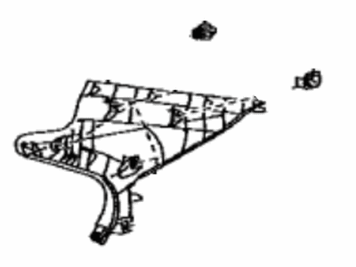 Lexus 62480-33170-B1 Garnish Assy, Roof Side, Inner LH