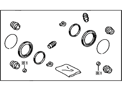 Lexus ES350 Wheel Cylinder Repair Kit - 04479-33240