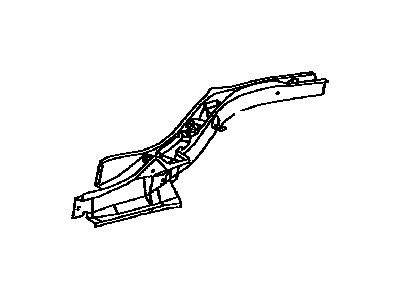 Lexus 57602-33911 Member Sub-Assy, Rear Floor Side, LH