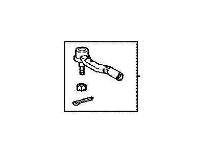 Lexus 45460-09050 End Sub-Assembly, Tie Rod