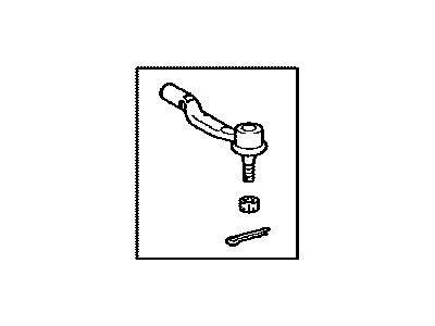 Lexus 45470-39125 Rid Assembly,Tie, LH