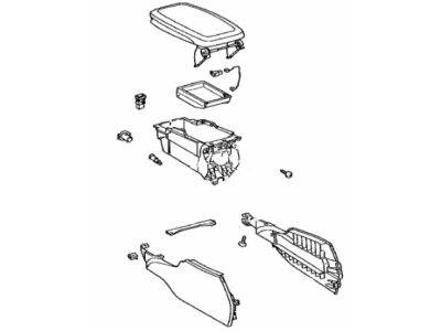 Lexus GS460 Center Console Base - 58810-30B62-A4