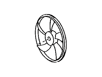 Lexus IS350 Fan Blade - 16361-50120