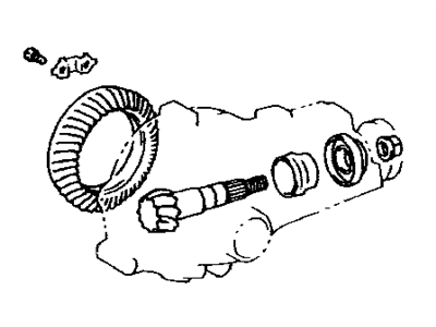 Lexus 41201-80220 Final Gear Kit, Differential, Front