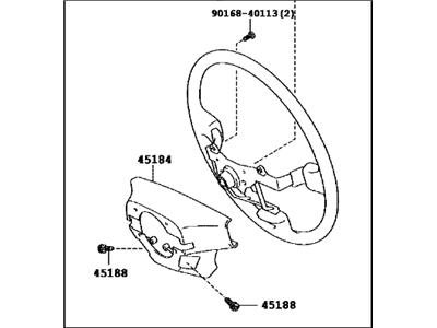 Lexus 45100-53350-C0 Steering Wheel Assembly