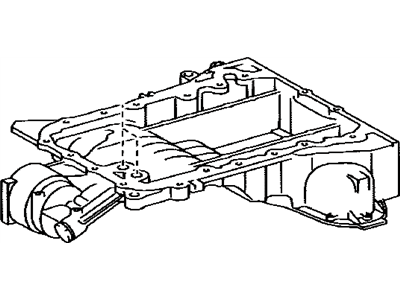 Genuine Toyota / Lexus Automatic Transmission Oil Pan For IS250/350 - 35106-30260