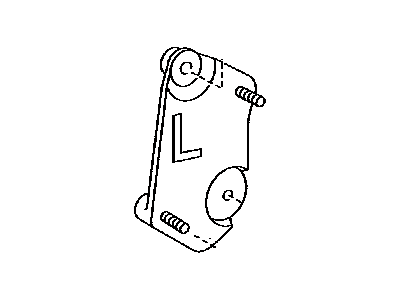 Lexus 78125-53010 Bracket, Accelerator Pedal Rod, NO.2