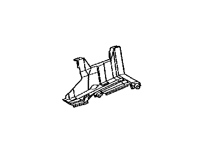 Lexus 58226-53020 Plate, Air Guide, Outside RH