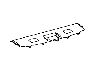 Lexus 64340-53020-E0 Panel Assy, Package Tray Trim, No.2