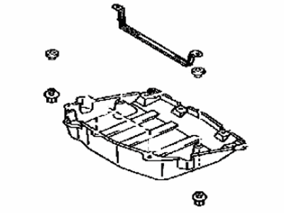 Lexus 58401-53050 Board Sub-Assy, Rear Floor, No.1