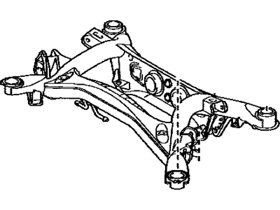 2013 Lexus IS250 Rear Crossmember - 51206-30081