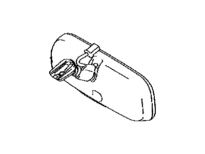 Lexus 87810-0W890 Mirror Assembly, Inner Rear