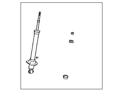 Lexus 48530-80507 ABSORBER Assembly,Shock