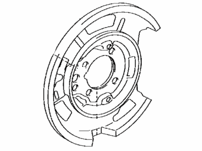 Lexus 46503-30240 Plate Sub-Assy, Parking Brake, RH