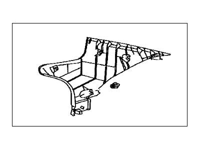 Lexus 62472-53051-C1 Garnish, Roof Side, Inner LH