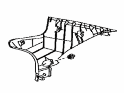 Lexus 62471-53030-A0 Garnish, Roof Side, Inner RH