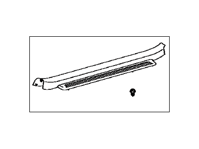 Lexus 67914-53030-A0 Plate, Front Door Scuff, LH