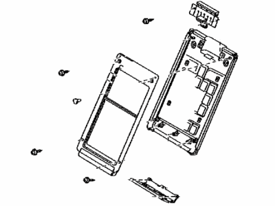 Lexus 72805-53122-A3 Door Sub-Assembly, Rear Seat