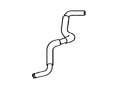 Lexus IS Turbo Coolant Reservoir Hose - 16264-31180