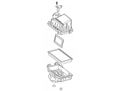 Lexus 17700-24620 Cleaner Assembly, Air W