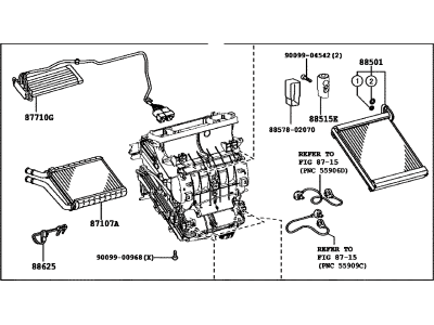 Lexus 87050-60490 Radiator Assy, Air Conditioner