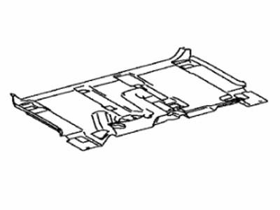 Lexus 58570-48020-E1 Carpet Assy, Rear Floor