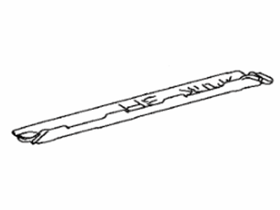 Lexus 58556-48040 Silencer, Rear Floor