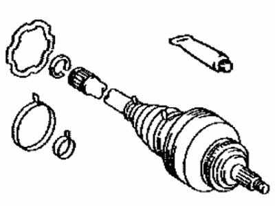 Lexus 42370-59025 Shaft Assy, Rear Drive Outboard Joint, RH