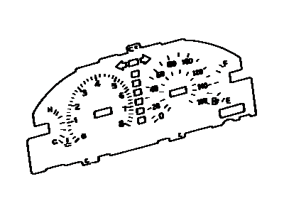 Lexus 83131-50050 Dial,SPEEDOMETER